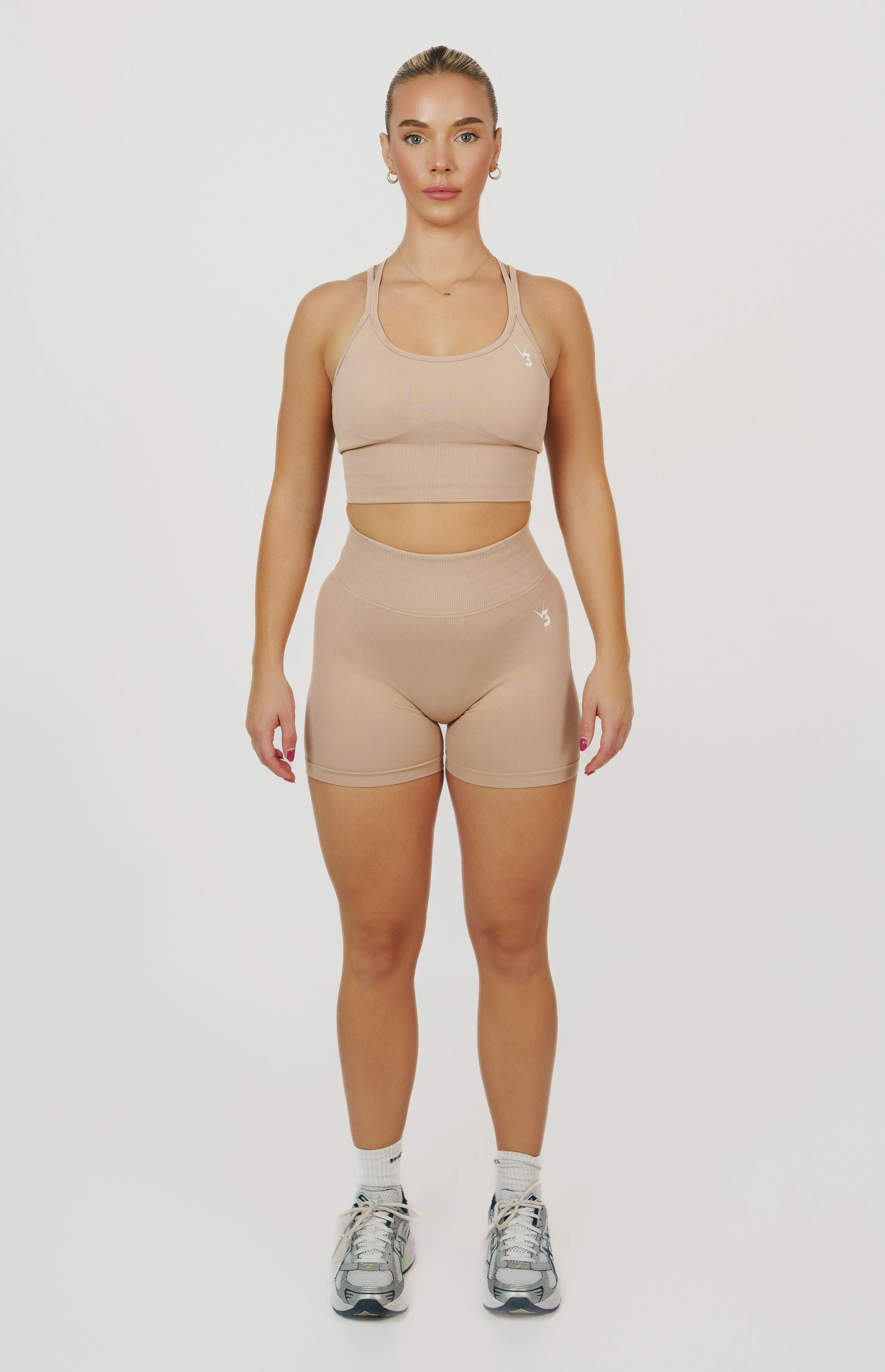 Form Seamless Scrunch Shorts & Sports Bra Set - Dusty Pink