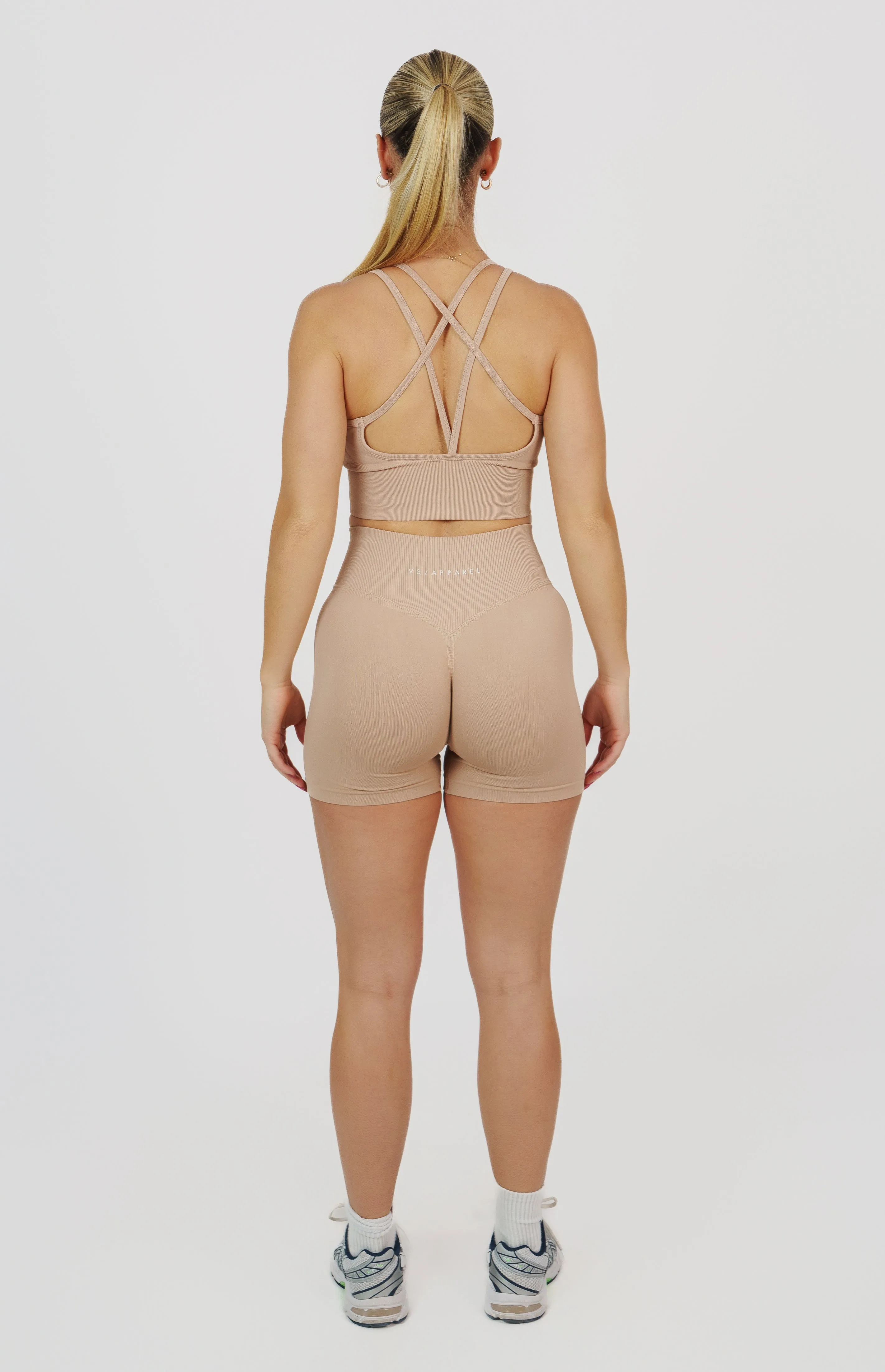 Form Seamless Scrunch Shorts & Sports Bra Set - Dusty Pink