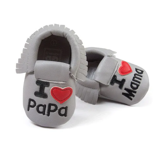 Free Shipping Tassels 26-Color PU Leather Baby Shoes Baby Moccasins Newborn Shoes Soft Infants Crib Shoes Sneakers First Walker