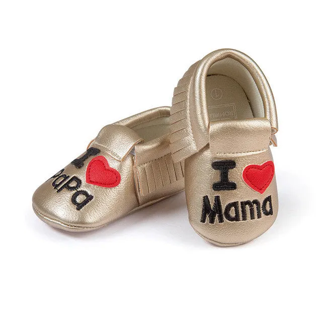 Free Shipping Tassels 26-Color PU Leather Baby Shoes Baby Moccasins Newborn Shoes Soft Infants Crib Shoes Sneakers First Walker