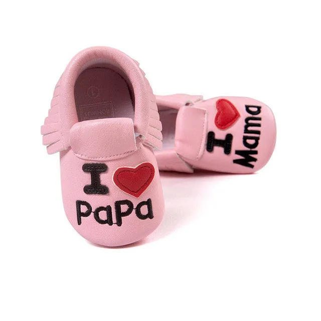 Free Shipping Tassels 26-Color PU Leather Baby Shoes Baby Moccasins Newborn Shoes Soft Infants Crib Shoes Sneakers First Walker