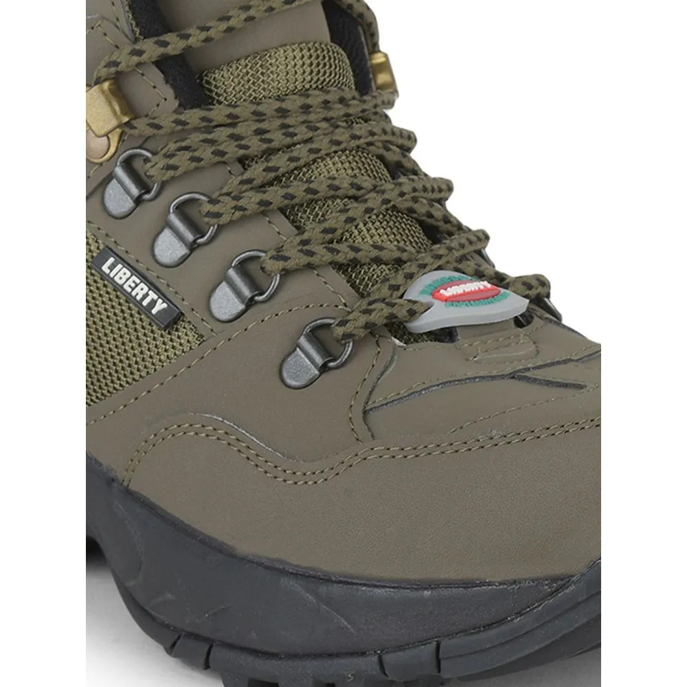 Freedom Casual (Green) Defence Hiking/Trekking Ankle Shoes SHIKHARPRM By Liberty