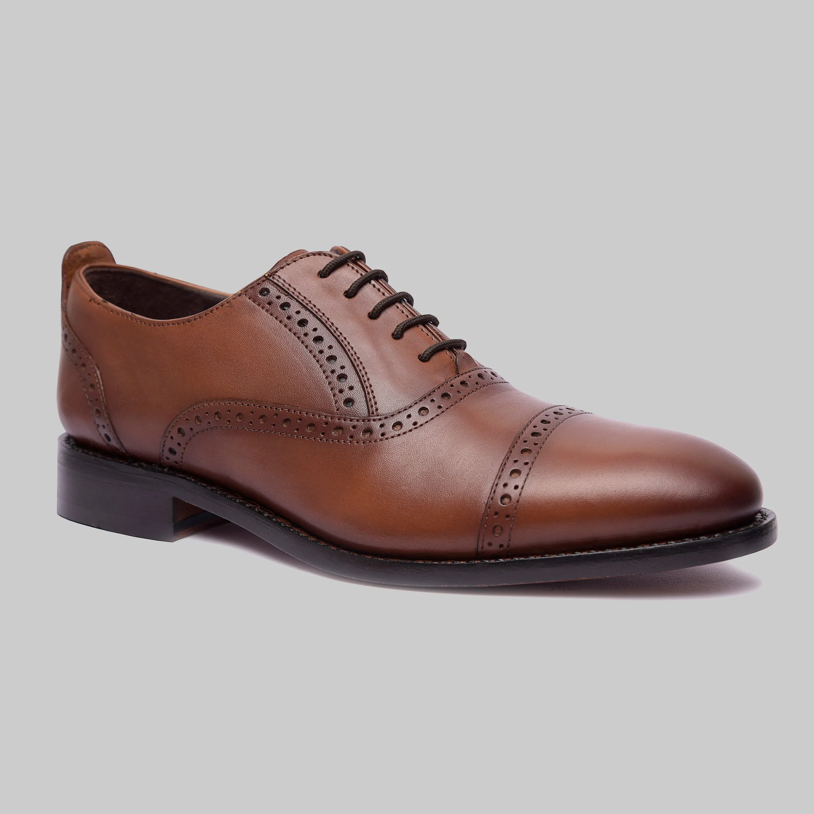 Galton Goodyear Welted Cap Toe Oxford Dress Shoes