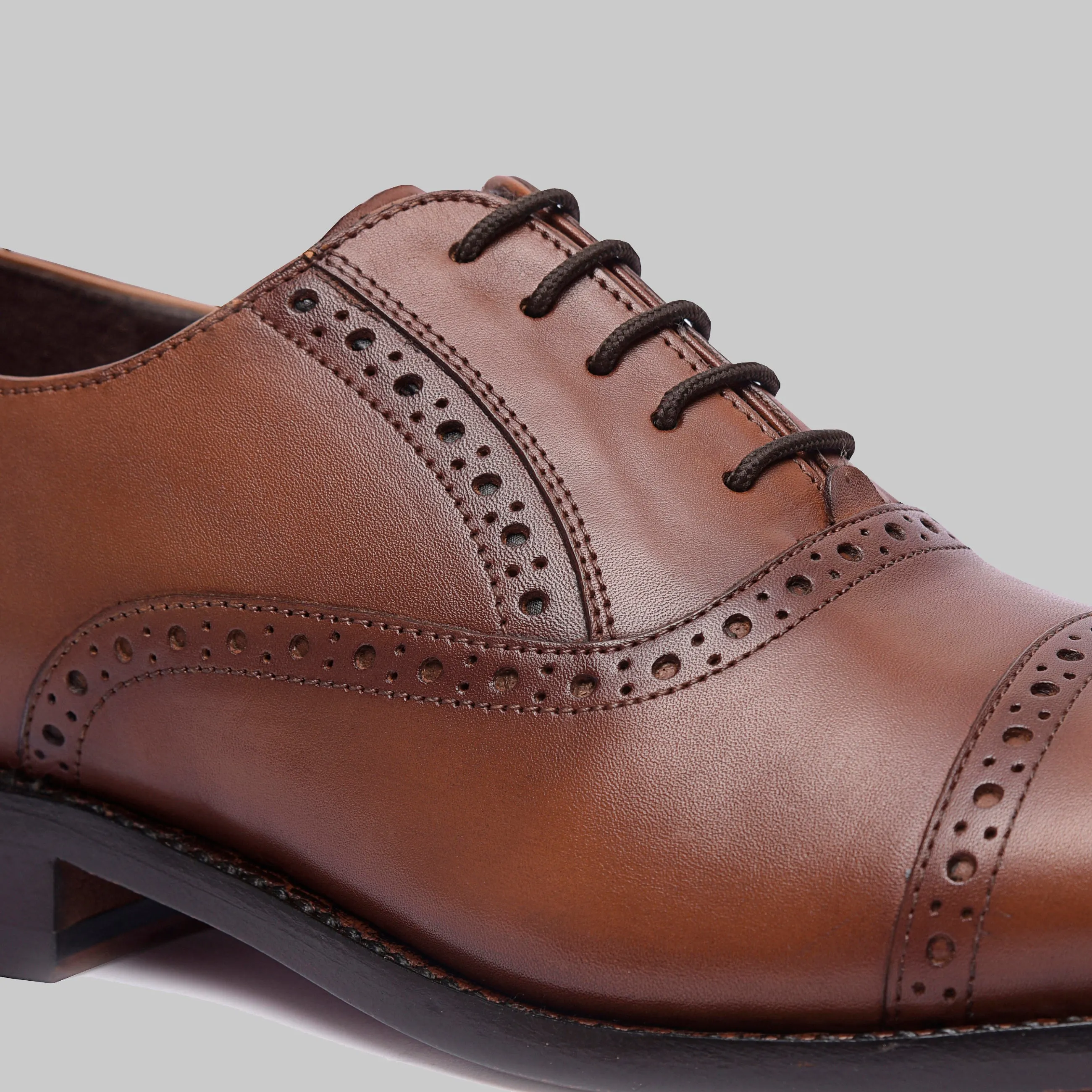 Galton Goodyear Welted Cap Toe Oxford Dress Shoes