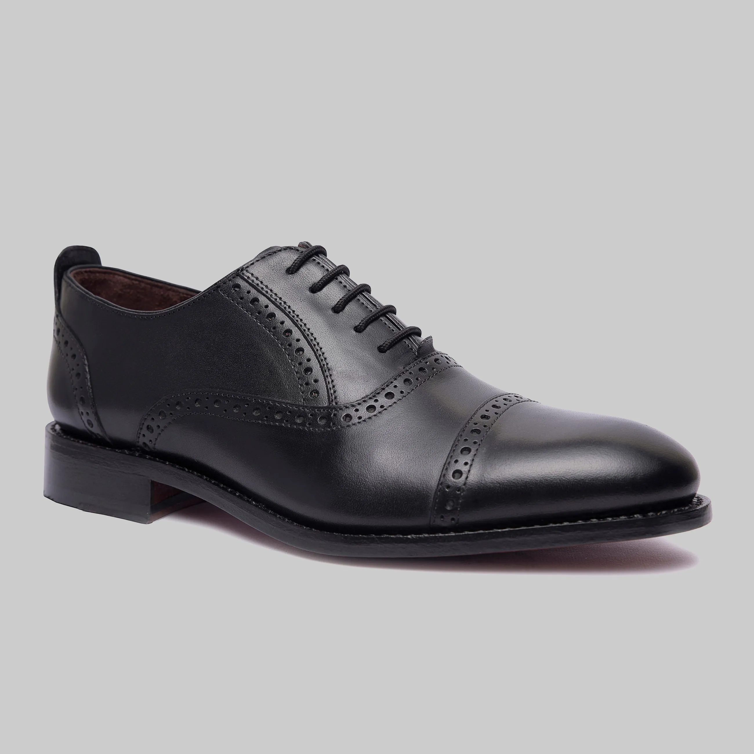 Galton Goodyear Welted Cap Toe Oxford Dress Shoes