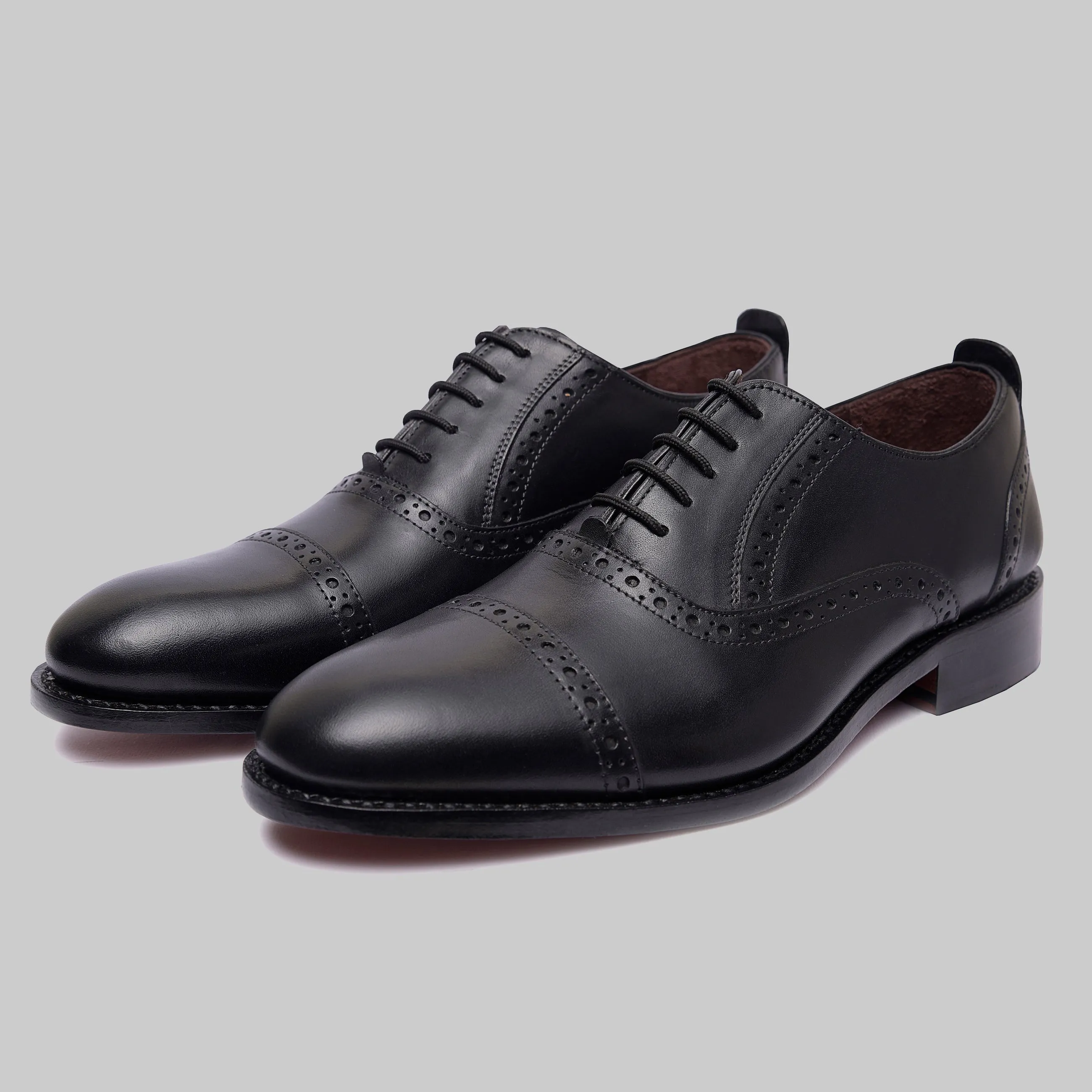 Galton Goodyear Welted Cap Toe Oxford Dress Shoes