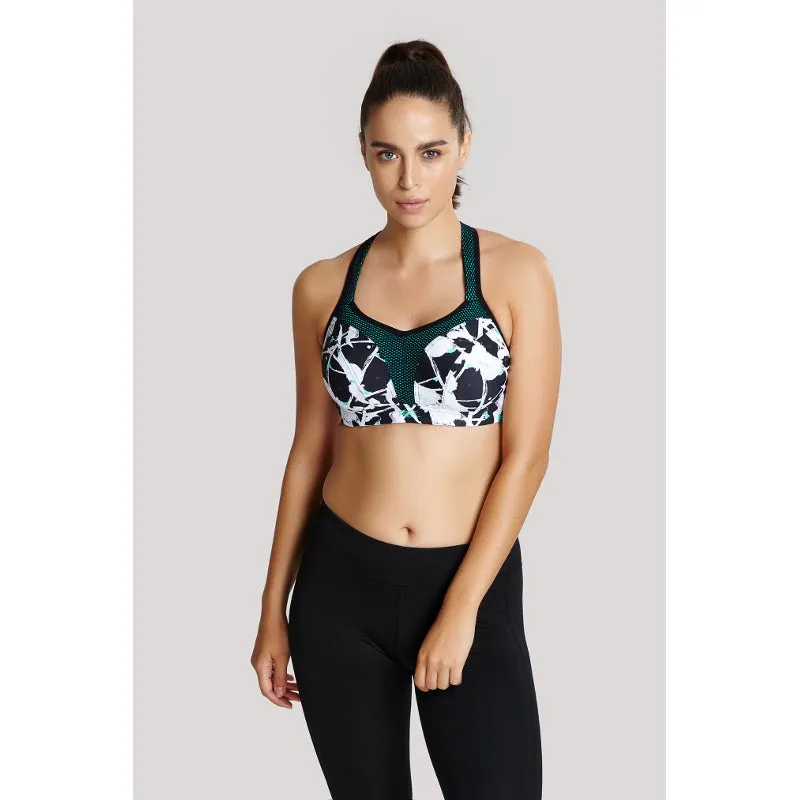 Graffiti Print Sports Bra Underwired - Panache