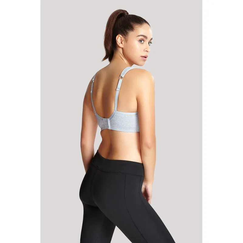 Grey Marl Sports Bra Underwired - Panache