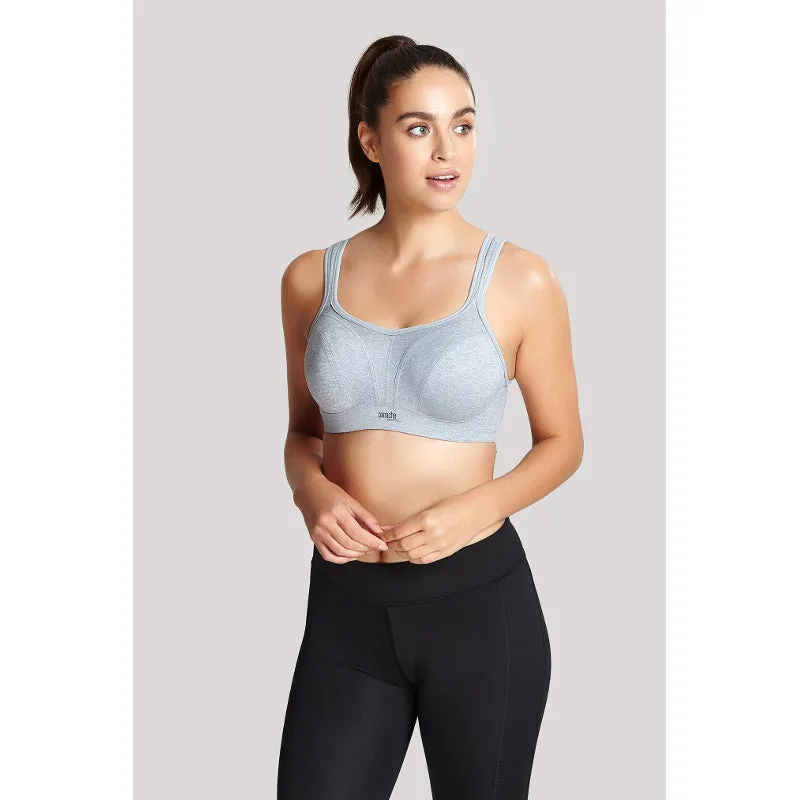 Grey Marl Sports Bra Underwired - Panache