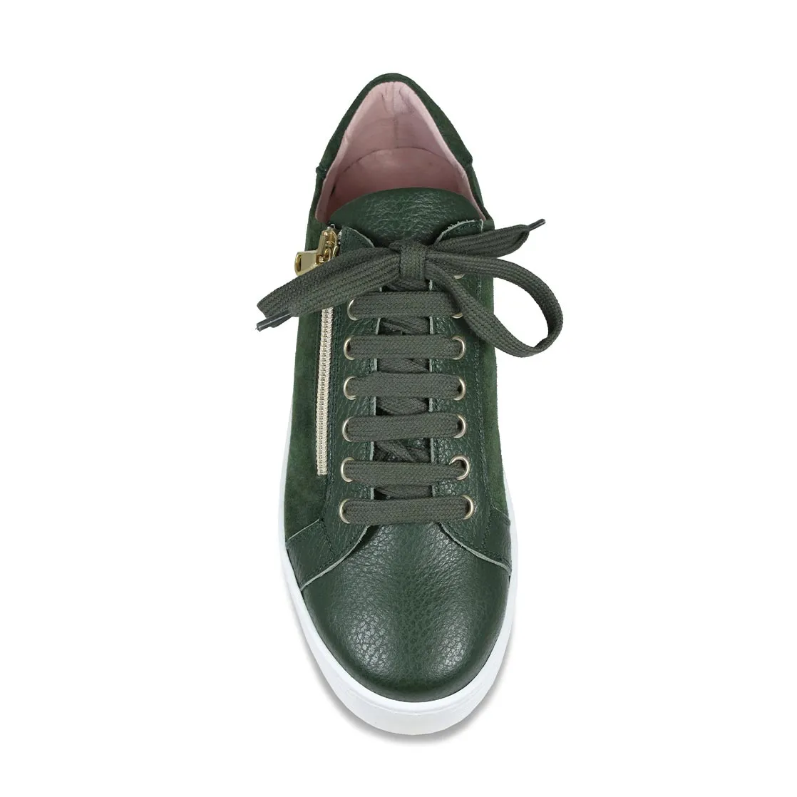 Hero: Forest Green Leather & Suede