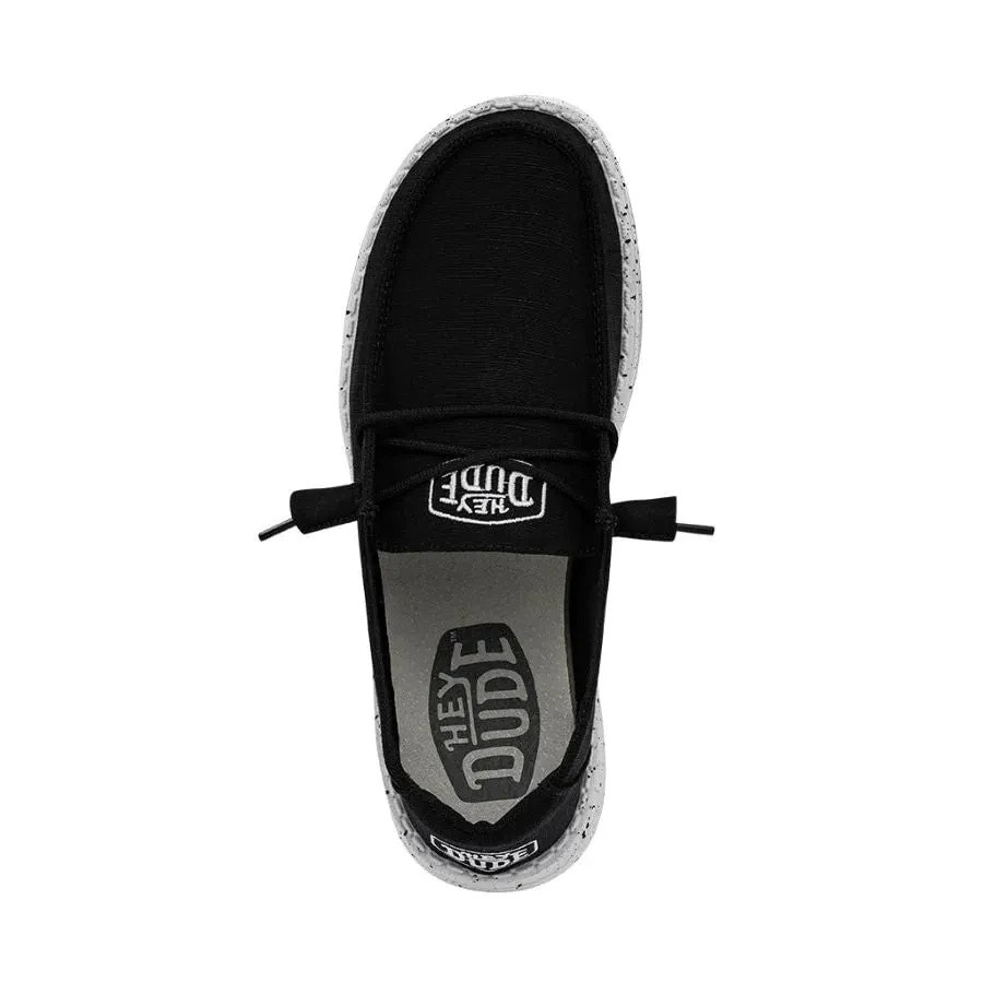 'Hey Dude' Women's Wendy Slub Canvas - Black