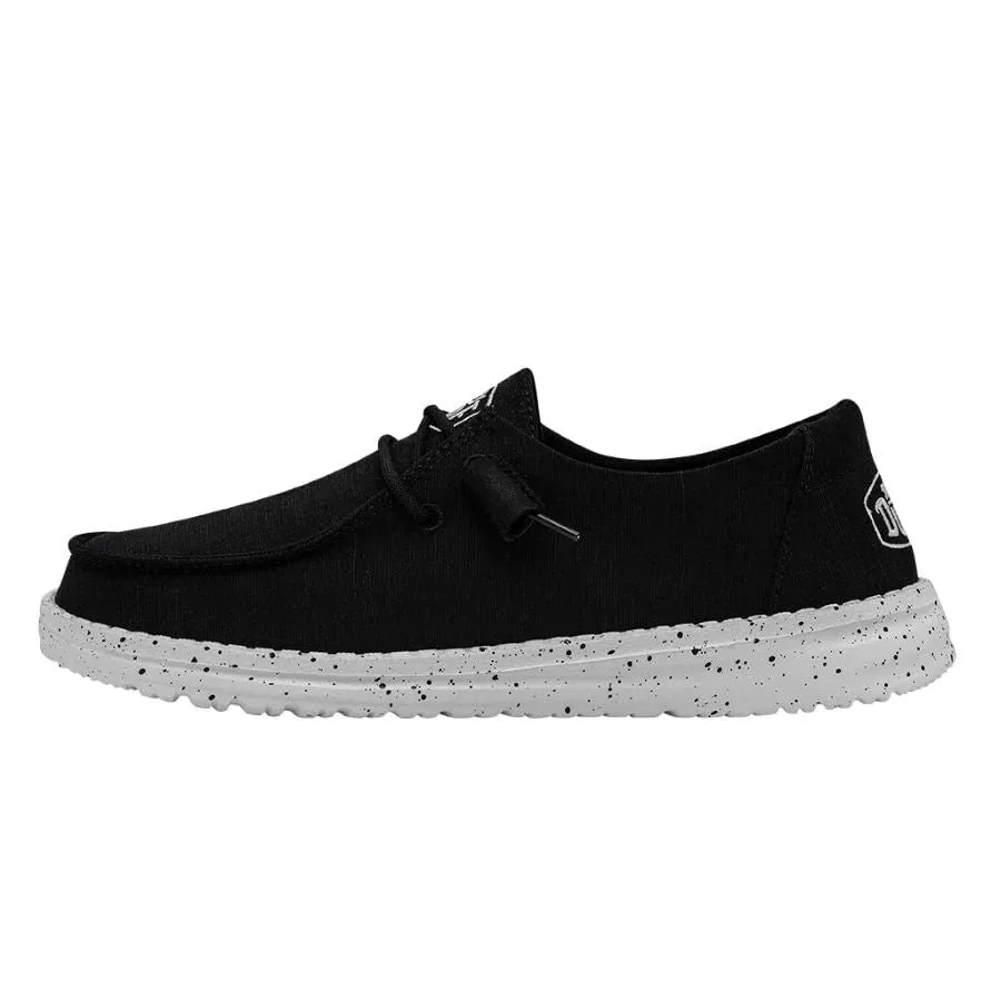 'Hey Dude' Women's Wendy Slub Canvas - Black