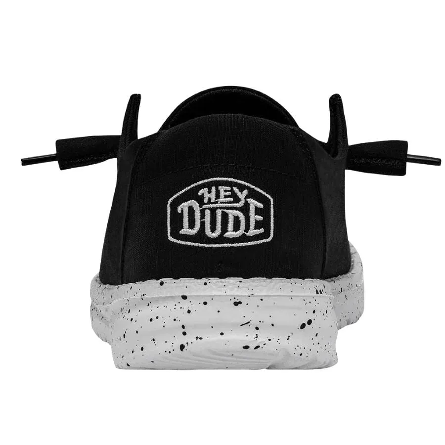 'Hey Dude' Women's Wendy Slub Canvas - Black