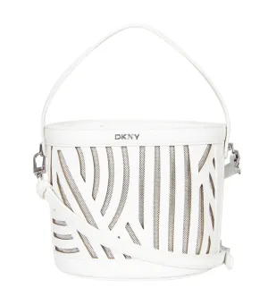 Hildi Bucket Crossbody Bag Optic White/Natural