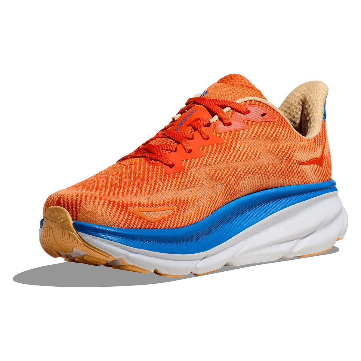 Hoka Clifton 9 Mens | Vibrant Orange / Impala