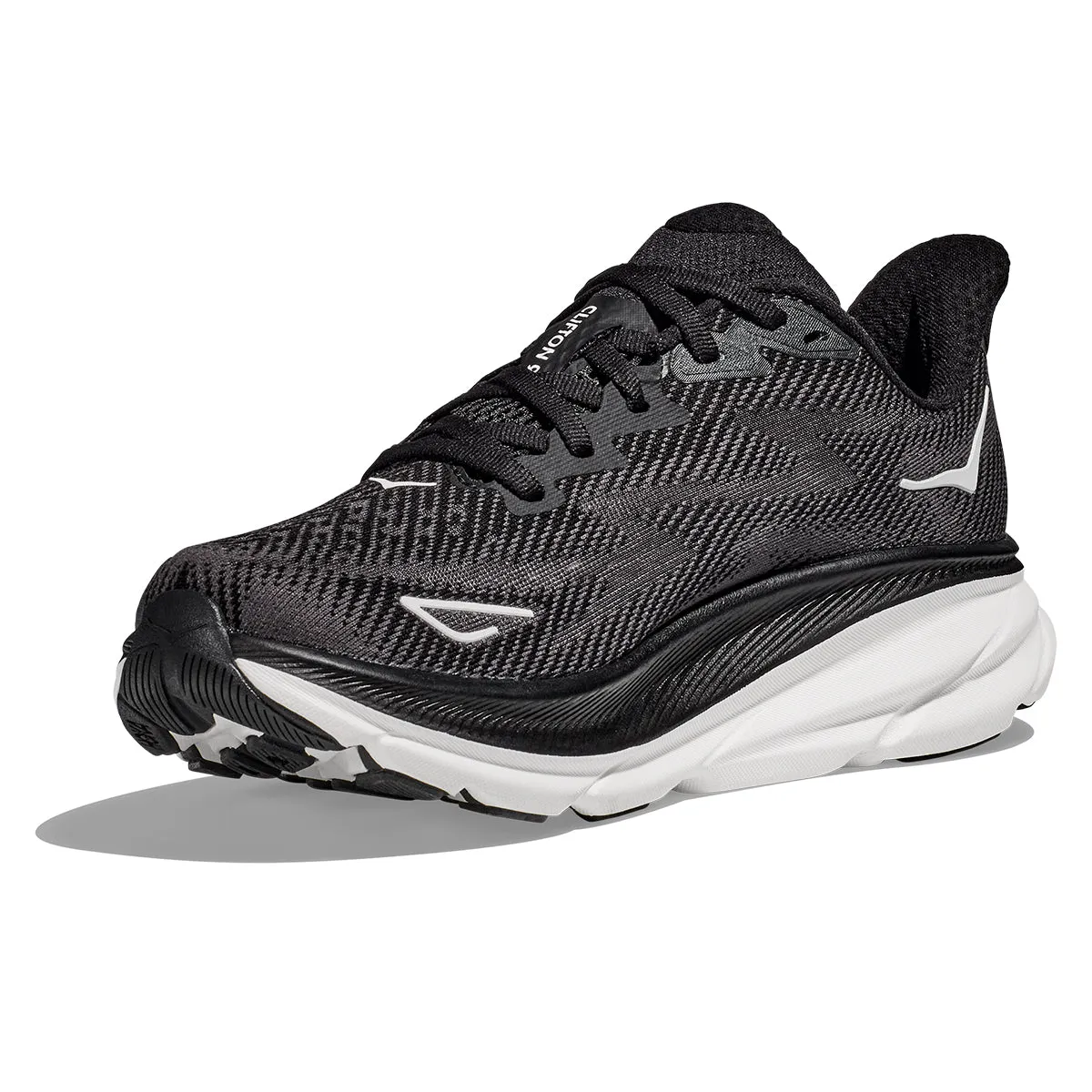 Hoka Clifton 9 Womens | Black / White