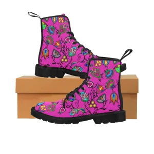 Indigenous Paisley Boots for Women (Black)