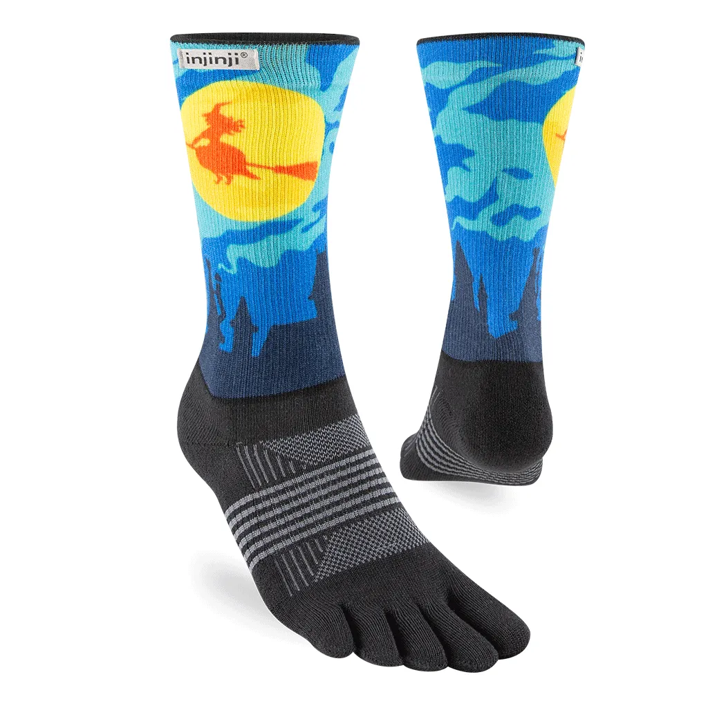 Injinji Spectrum Womens Trail Midweight Crew Running Socks