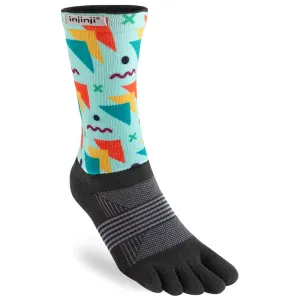 Injinji Spectrum Womens Trail Midweight Crew Running Socks