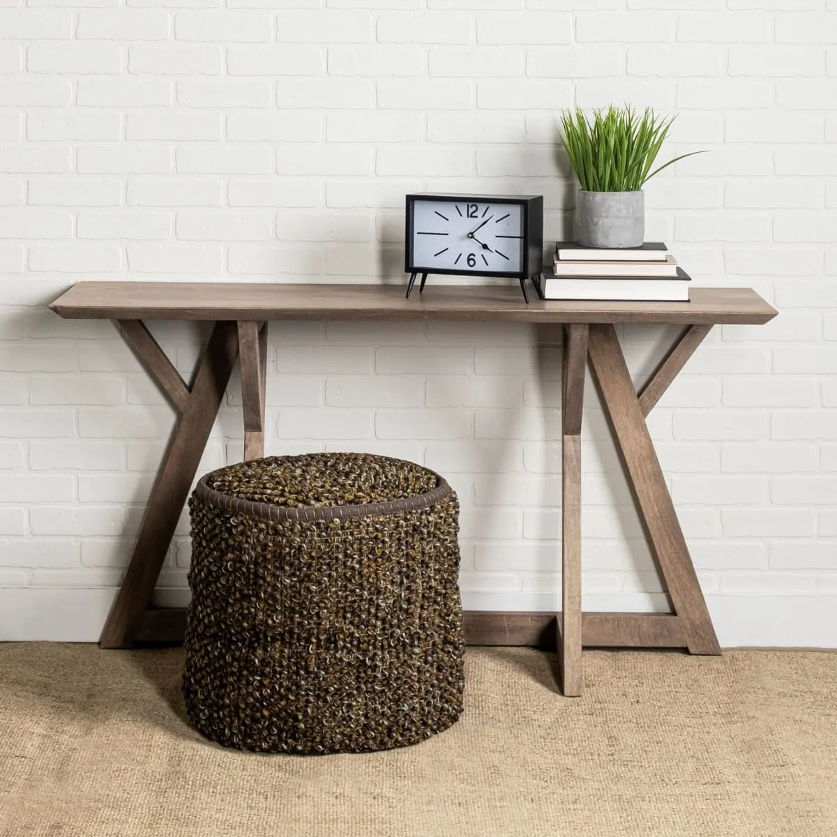 Jennings Console Table Brown Wood