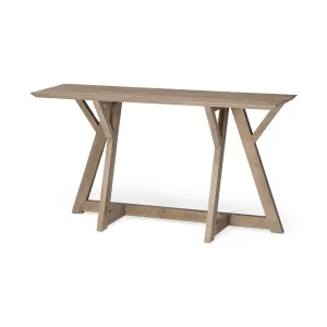 Jennings Console Table Brown Wood