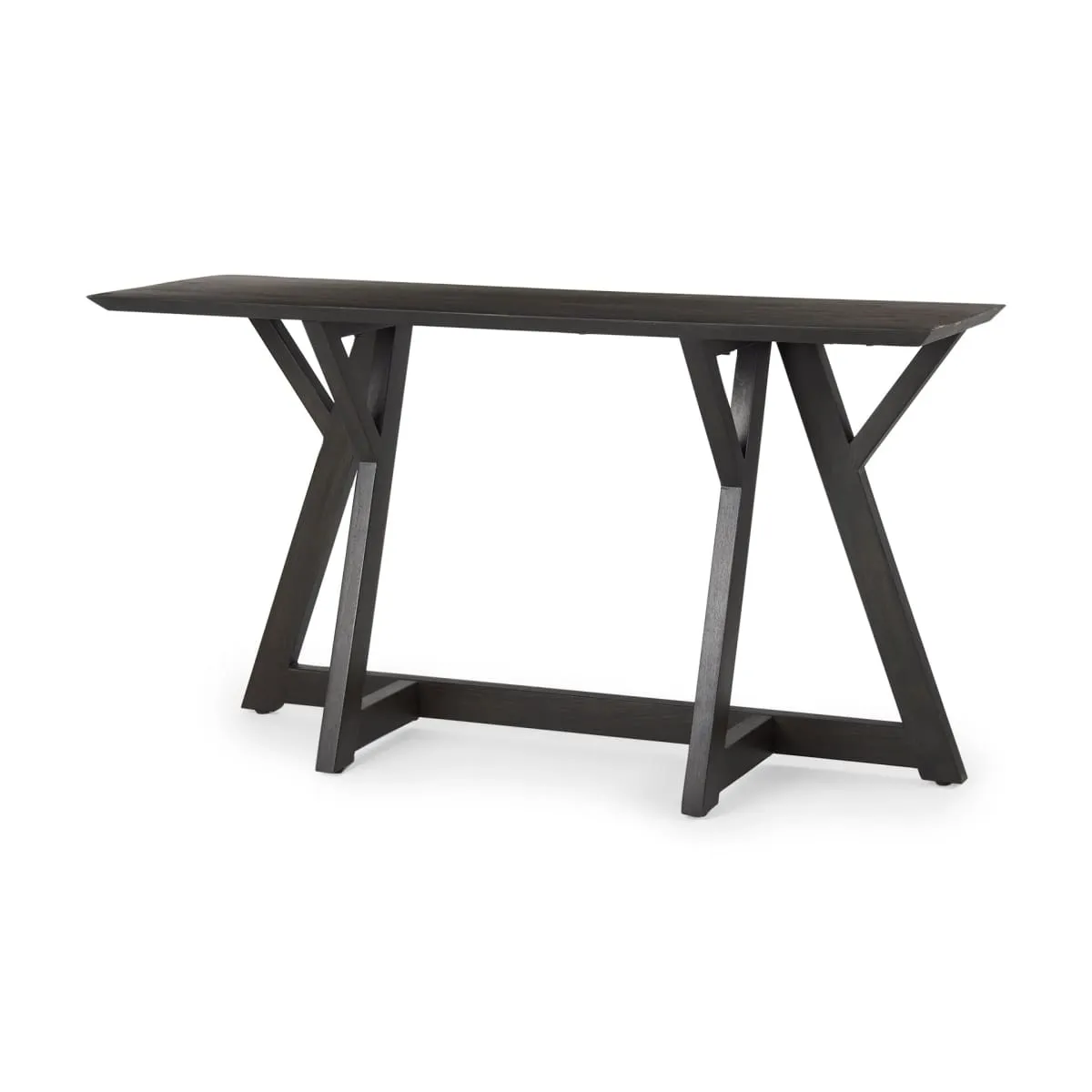 Jennings Console Table Dark Brown Wood