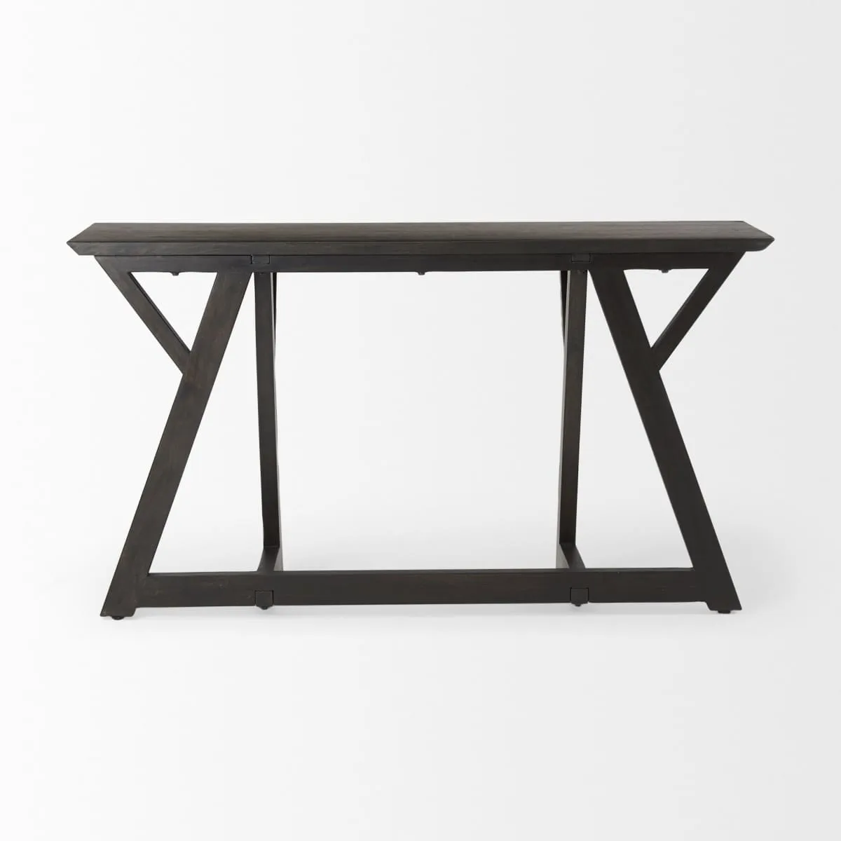 Jennings Console Table Dark Brown Wood