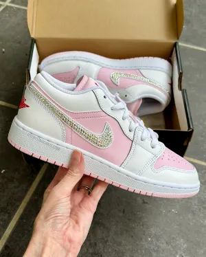 Jordan 1 - Pink Foam/Fire Red/Crystal - Lows*