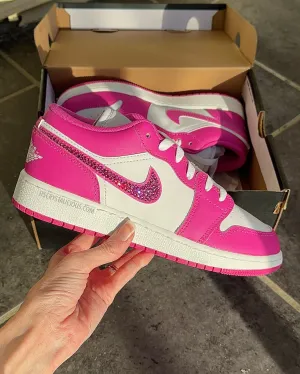 Jordan 1 - White/Fire Pink - Lows*