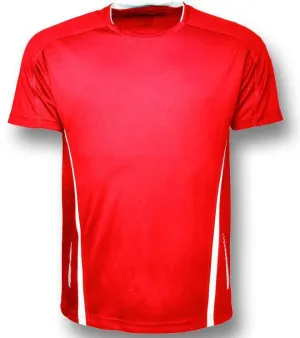 Kids Elite Sports Tee - Red/White