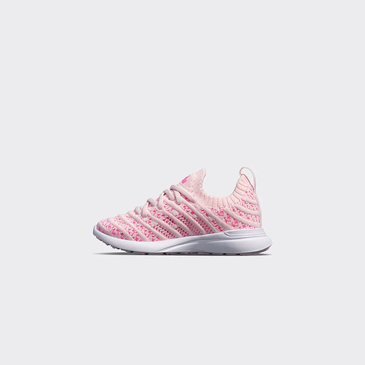 Kid's TechLoom Wave Bleached Pink / Fusion Pink / White