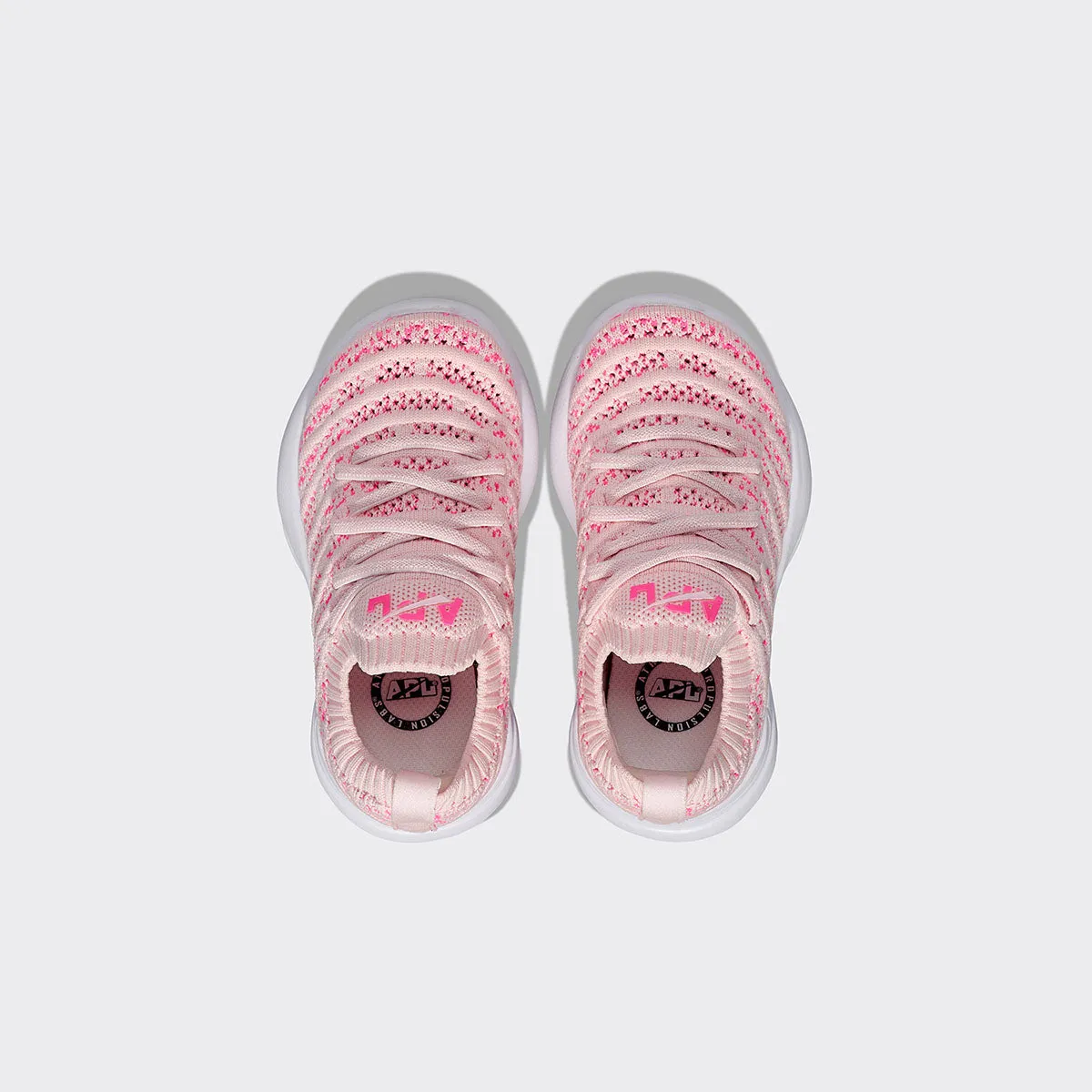 Kid's TechLoom Wave Bleached Pink / Fusion Pink / White