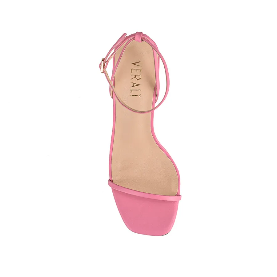 Kirabo Clear Heels - Pink Smooth