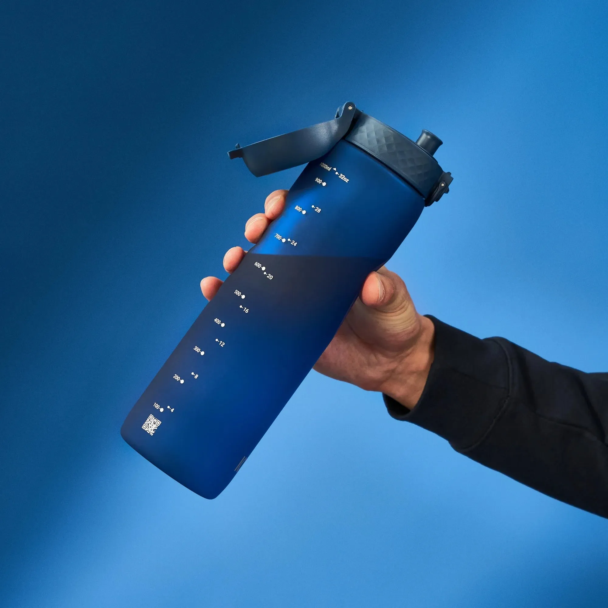 Leak Proof 1 litre Water Bottle, Recyclon, Navy