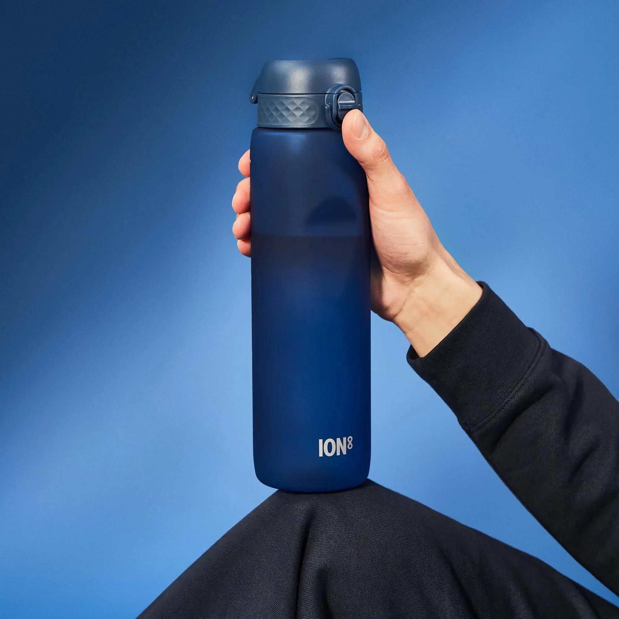 Leak Proof 1 litre Water Bottle, Recyclon, Navy