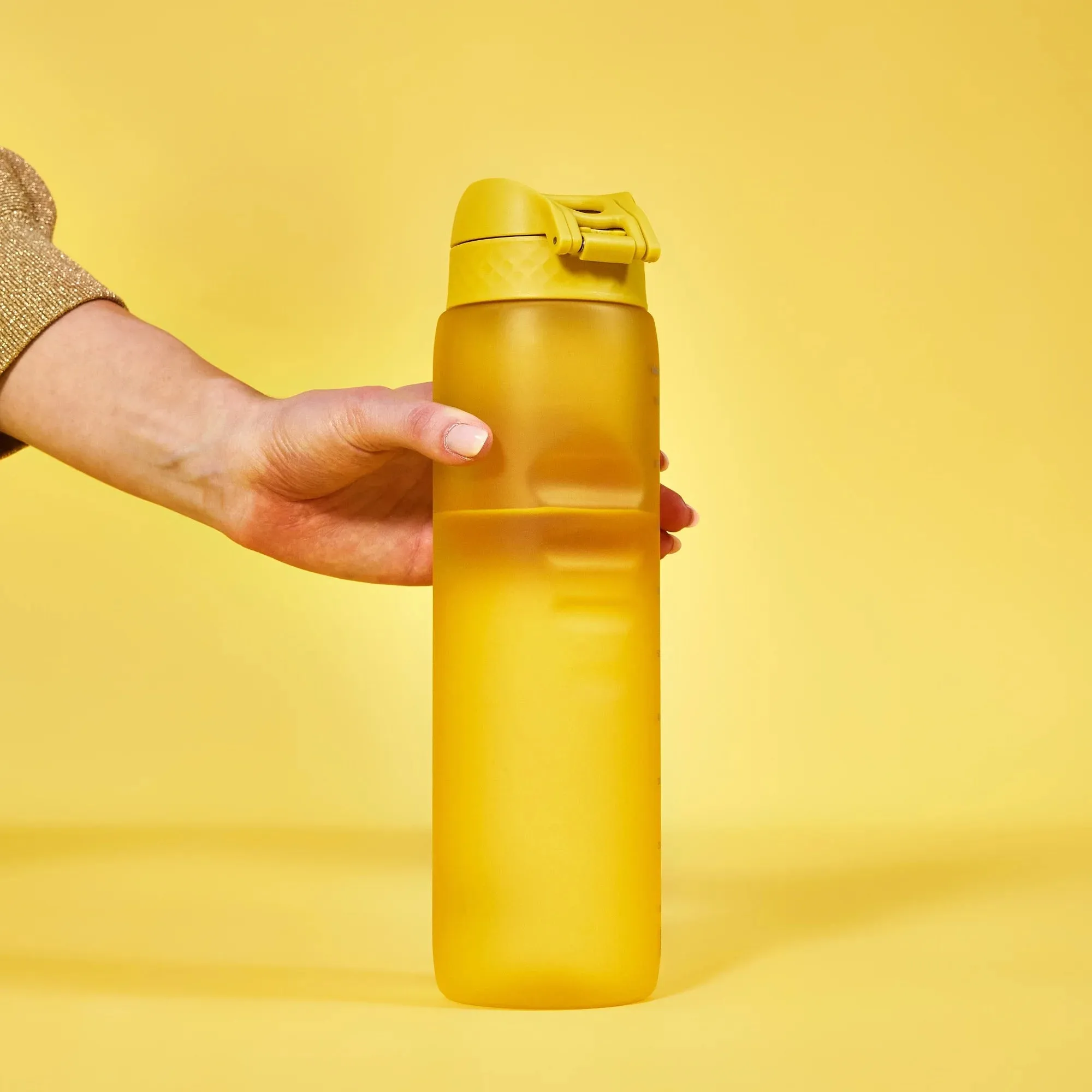 Leak Proof 1 litre Water Bottle, Recyclon, Yellow