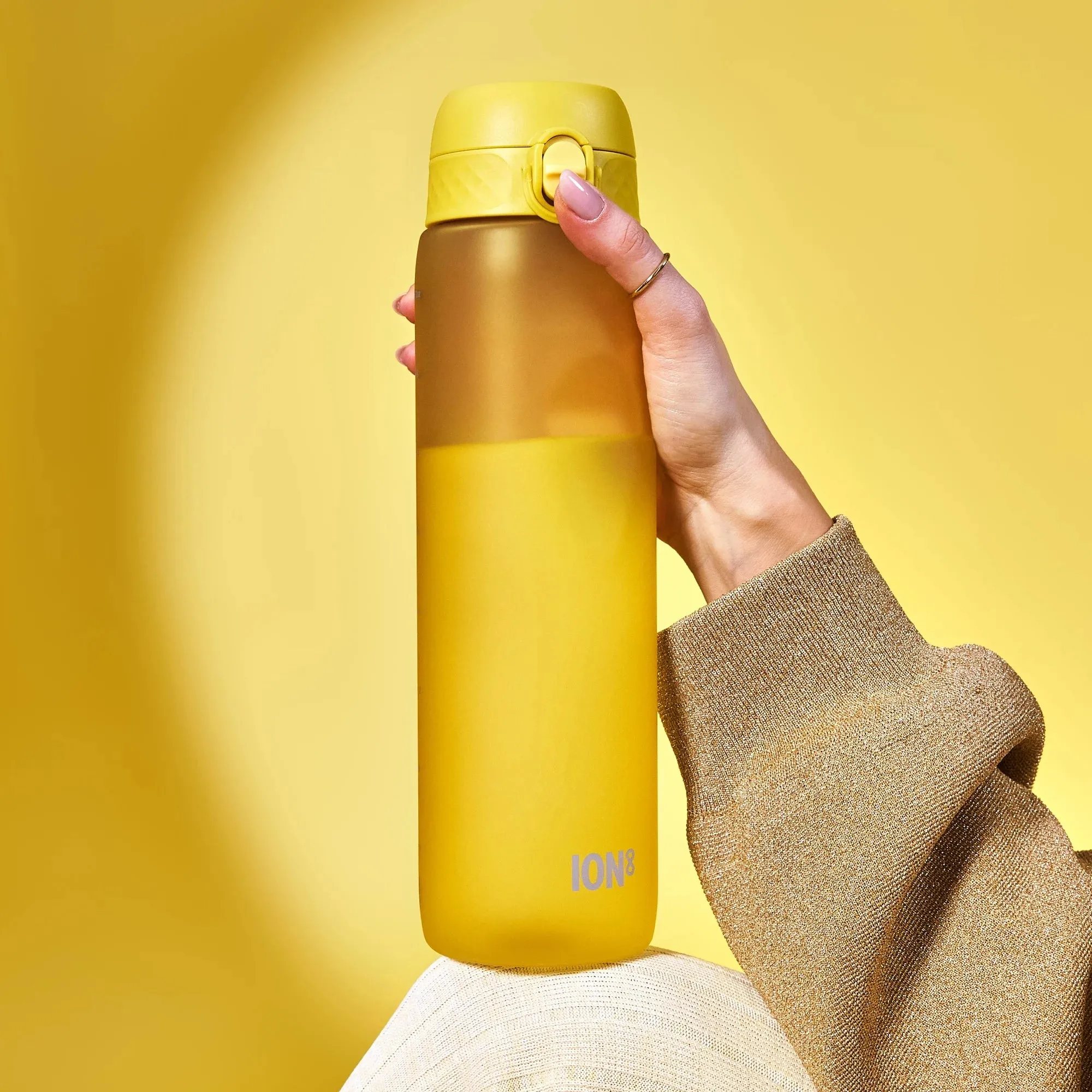 Leak Proof 1 litre Water Bottle, Recyclon, Yellow