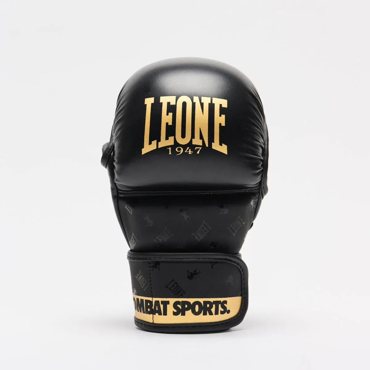 Leone DNA Hybrid MMA Gloves Black