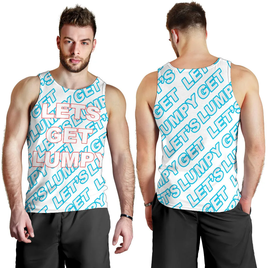 LET'S GET LUMPY ALL OVER PRINT BODYBUILDER TANK TOP