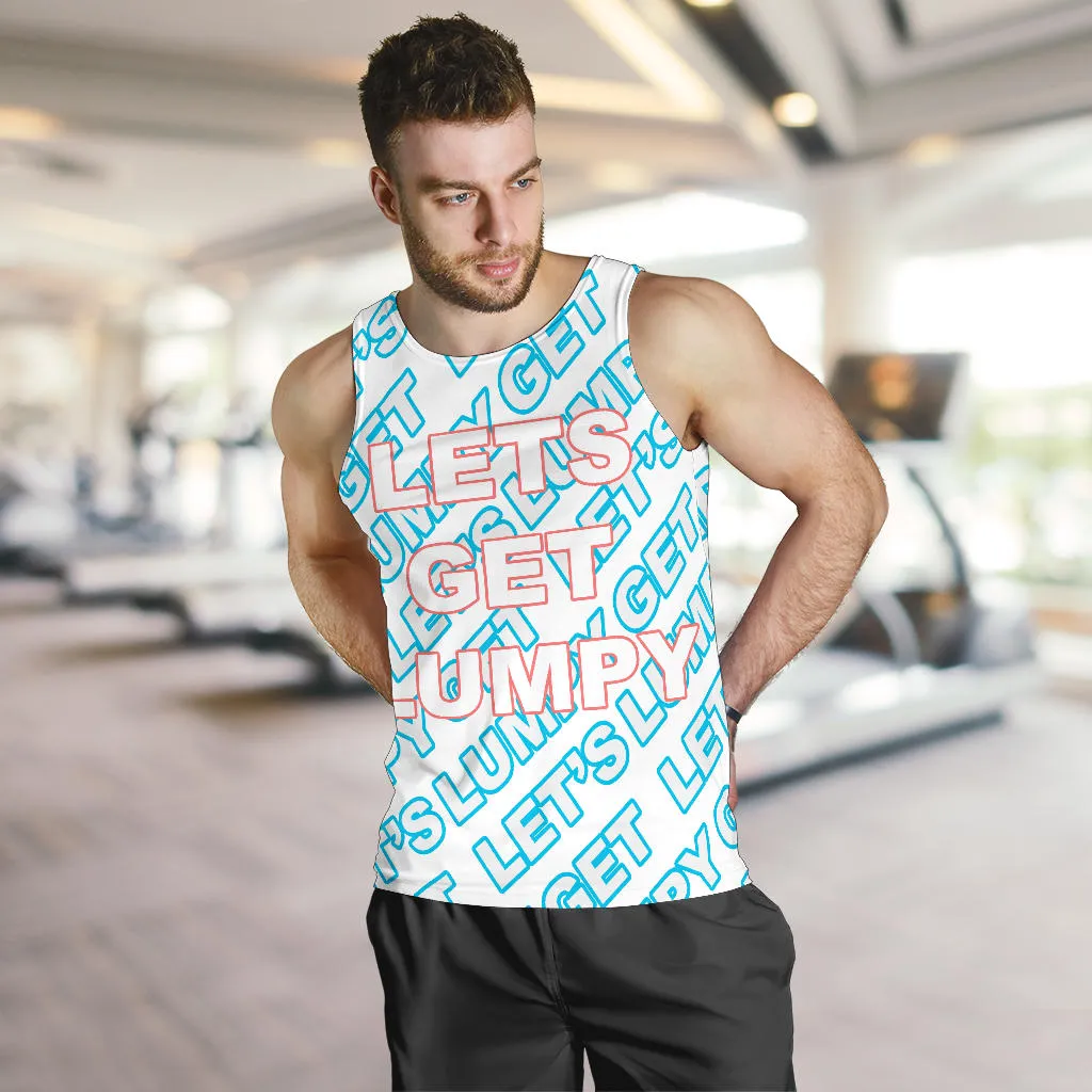 LET'S GET LUMPY ALL OVER PRINT BODYBUILDER TANK TOP