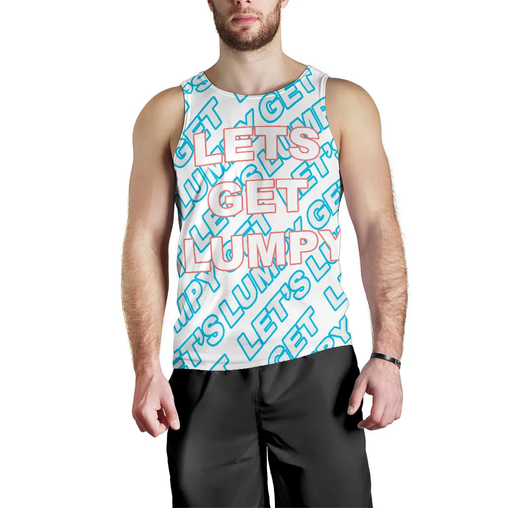 LET'S GET LUMPY ALL OVER PRINT BODYBUILDER TANK TOP