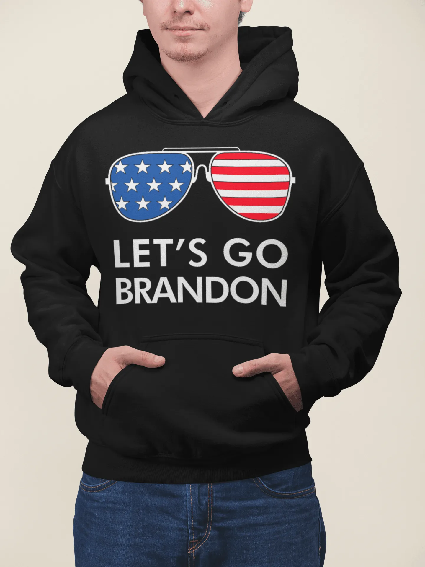 Let's Go Brandon Patriotic Sunglasses Top Koala Tee Unisex Hoodie