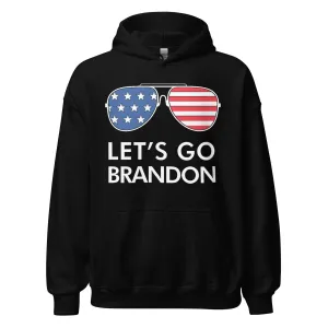 Let's Go Brandon Patriotic Sunglasses Top Koala Tee Unisex Hoodie