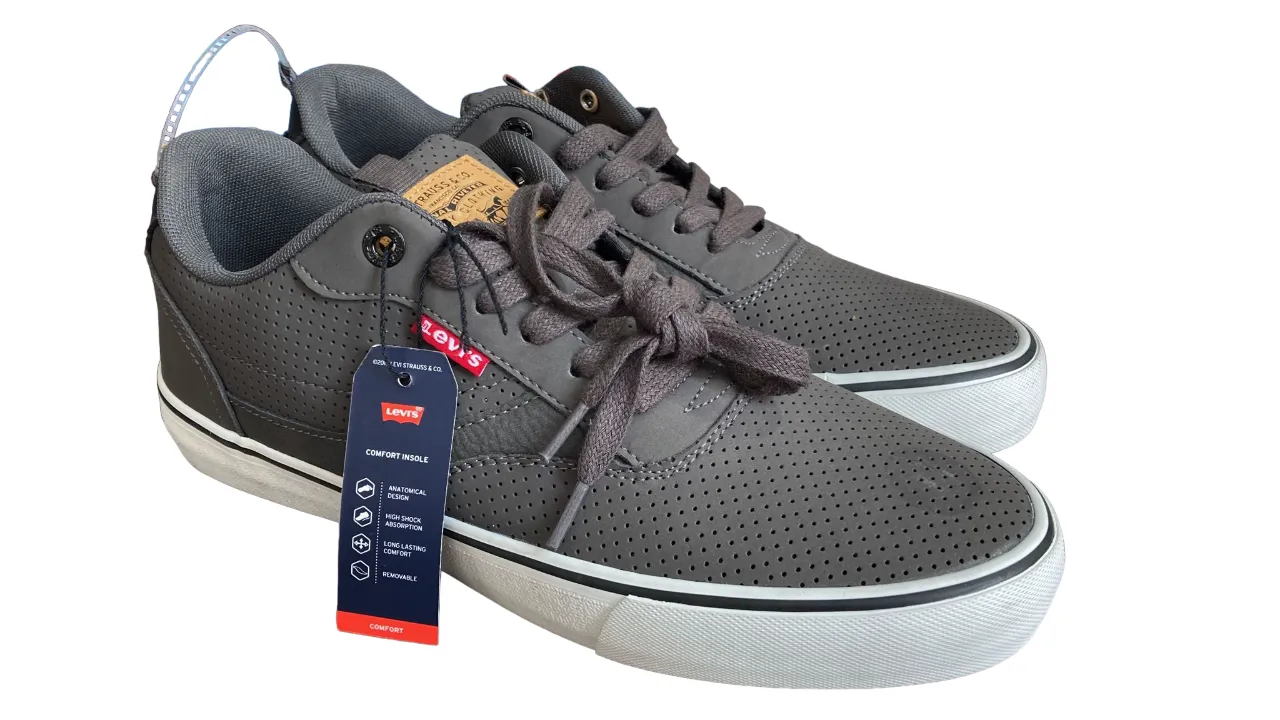 Levi's Men's CT Canvas Fashion Grey Sneakers 51975618A1