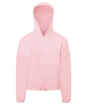 Light Pink - Kids TriDri¨ recycled cropped oversize hoodie