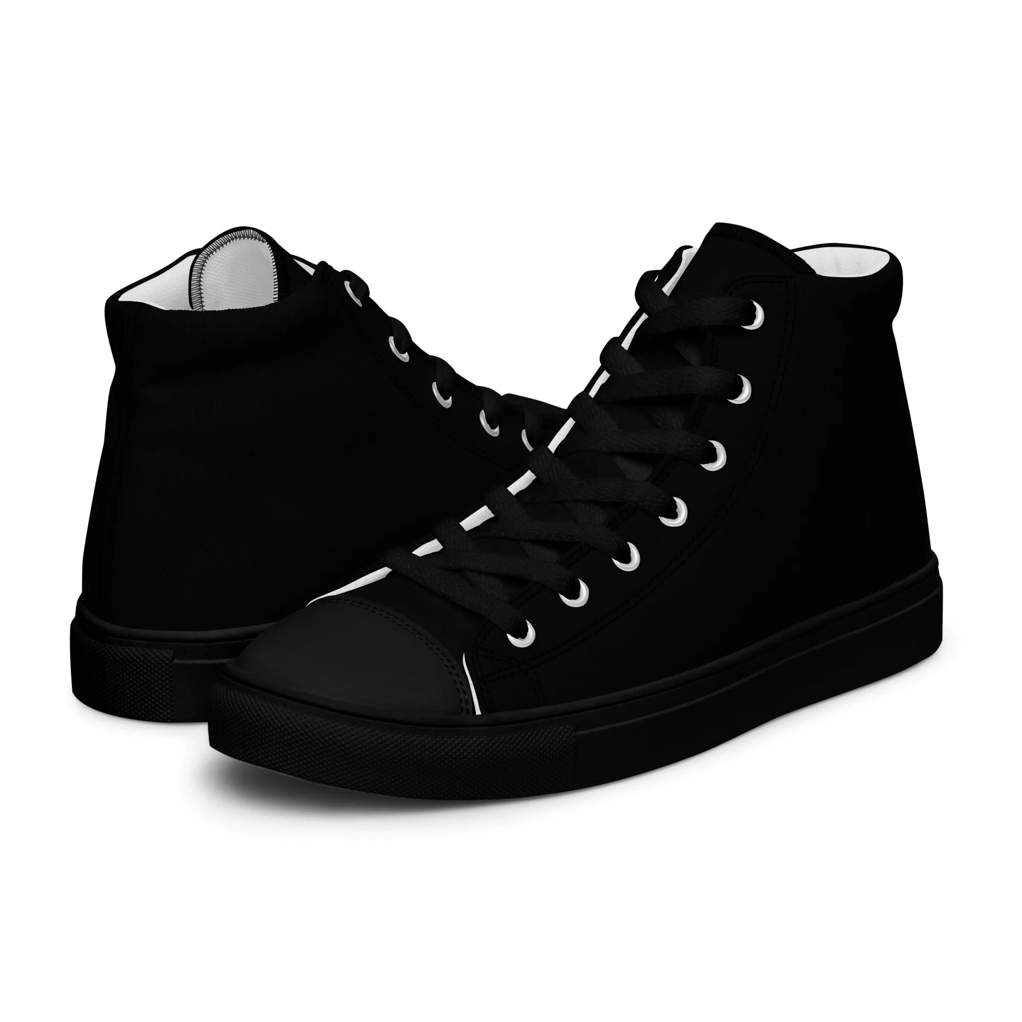 Men's Black High Top Shoes