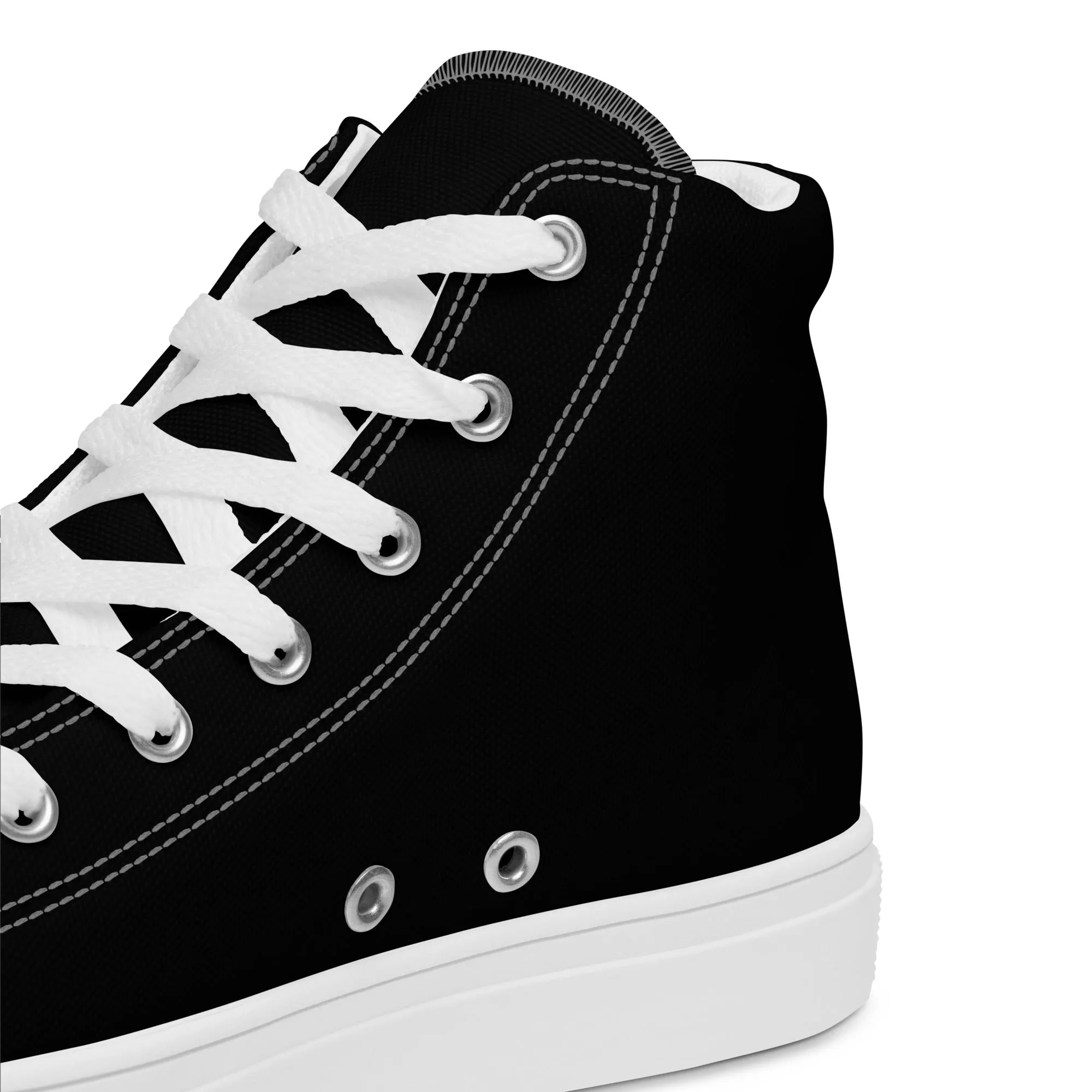 Men's Black High Top Shoes