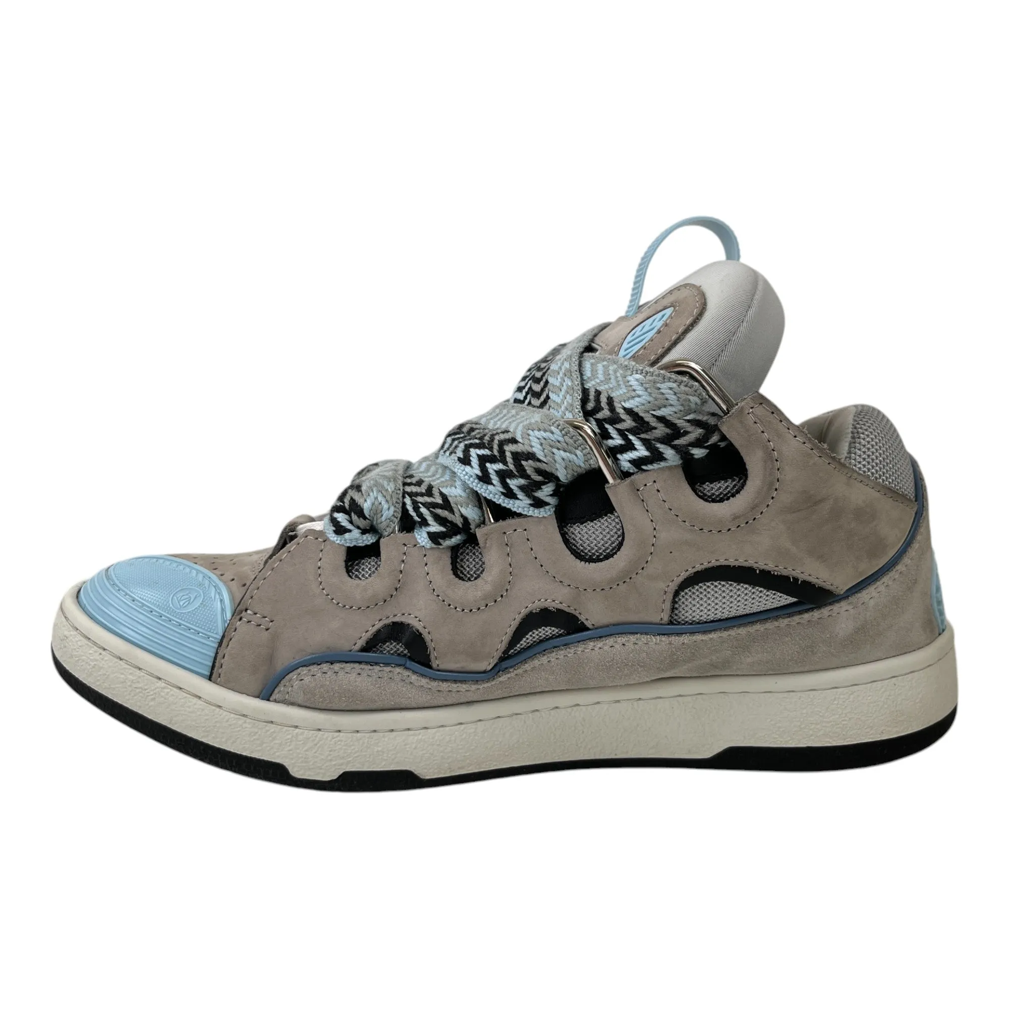 Men's Curb Low Trainers Grey Size EU 42 / UK 8