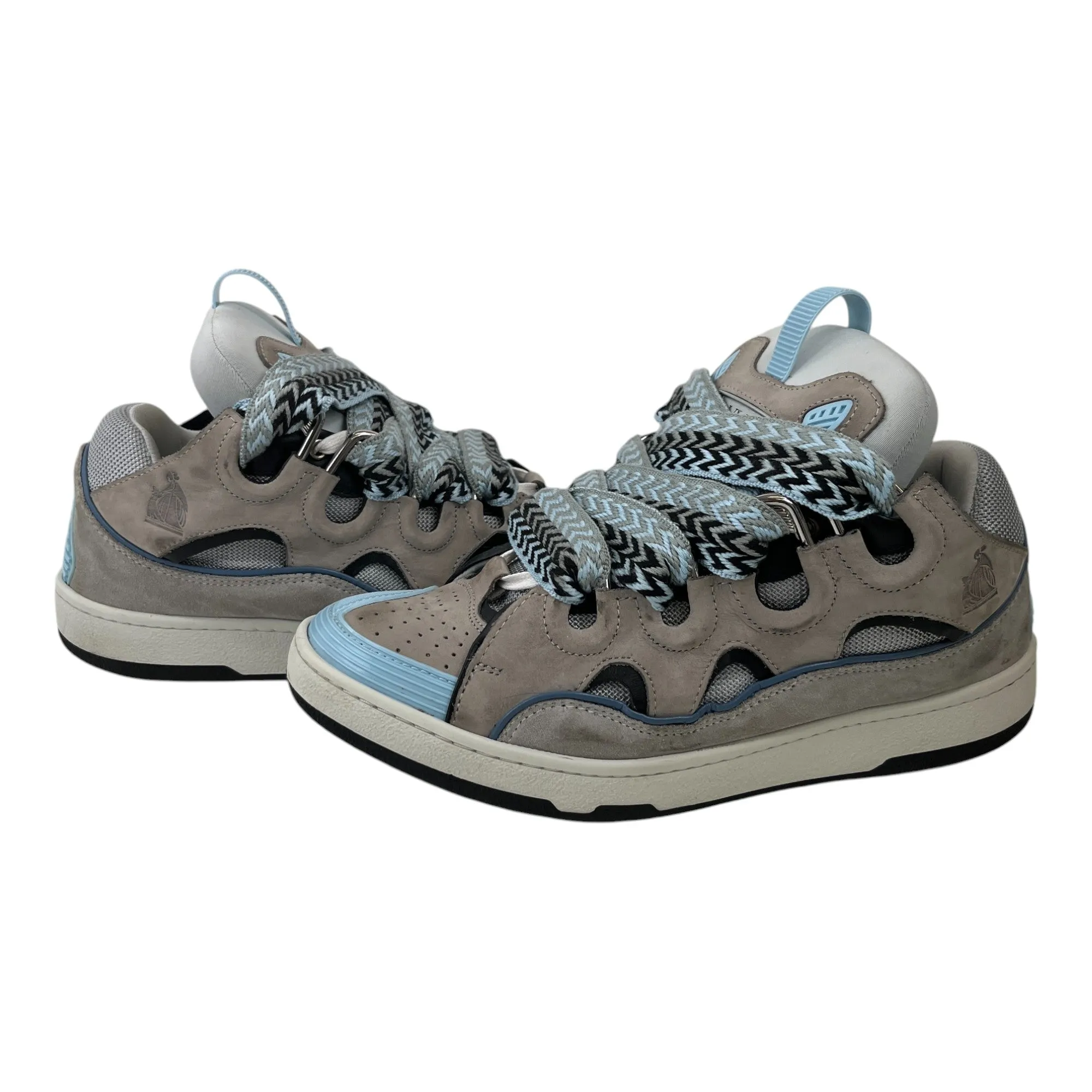 Men's Curb Low Trainers Grey Size EU 42 / UK 8