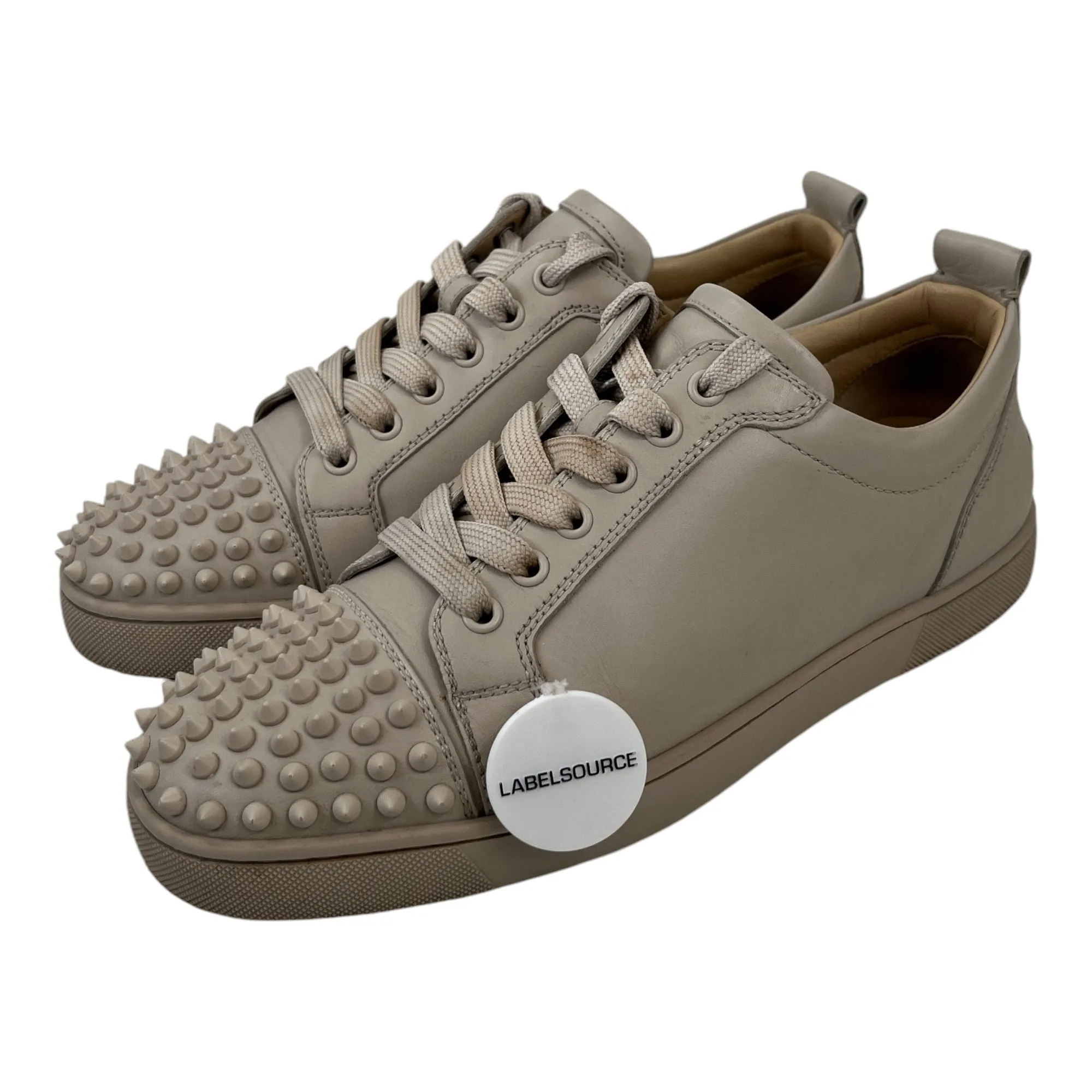 Men's Junior Spikes Low Trainers Beige Size EU 40.5 / UK 6.5